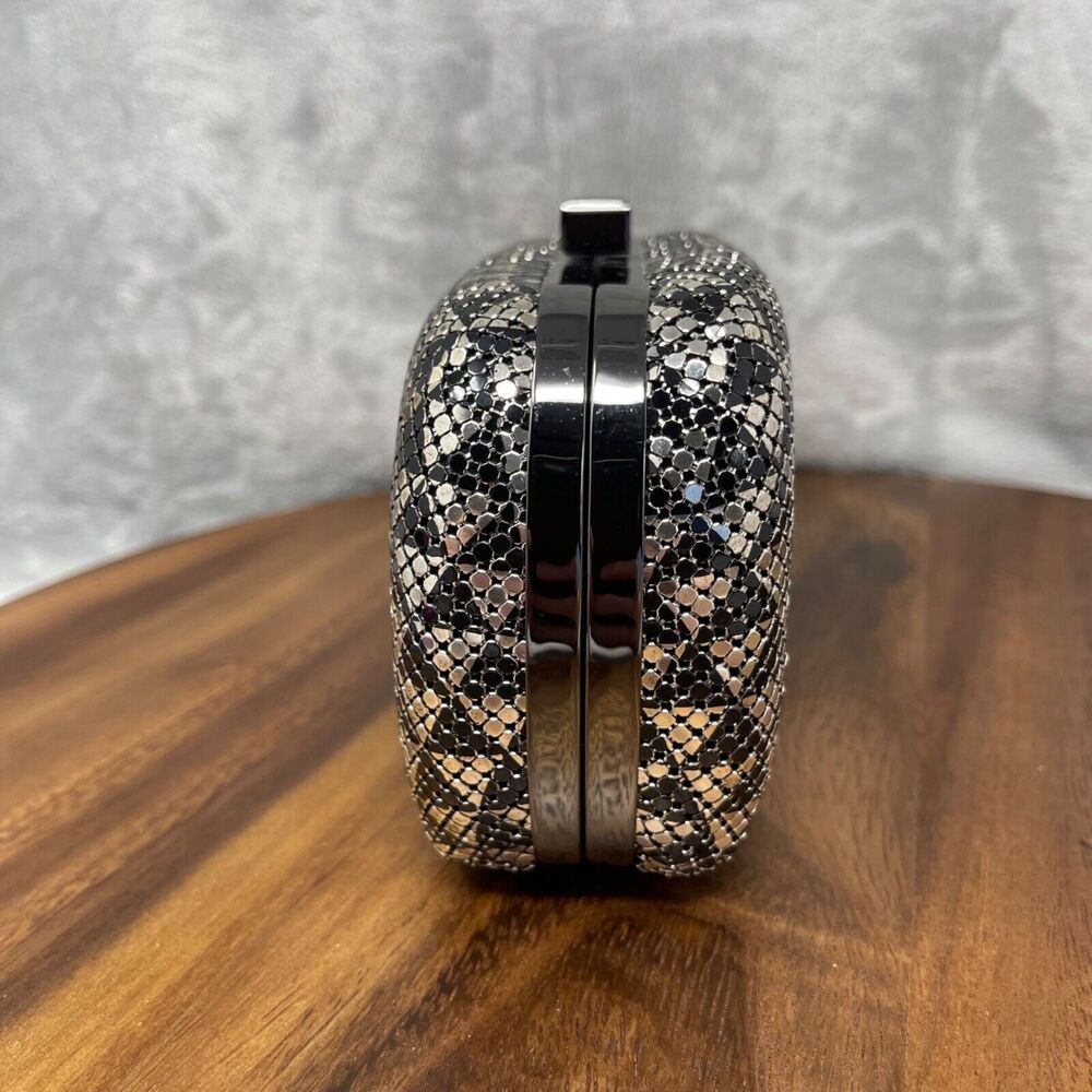 Whiting And Davis Clutch Structured Snake Chain C… - image 4